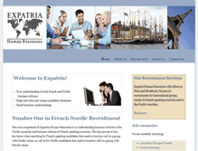 Tablet Screenshot of expatria.com